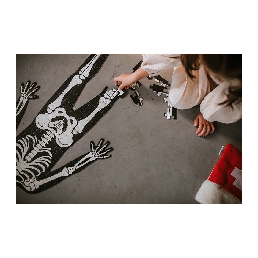 Janod - Children's educational puzzle 225 delar human body