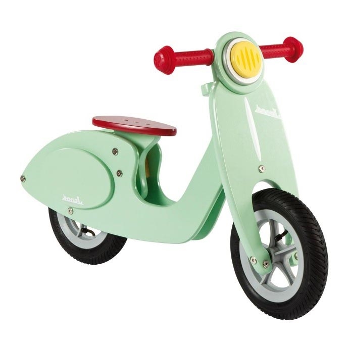 Janod - Children's push bike VESPA grön