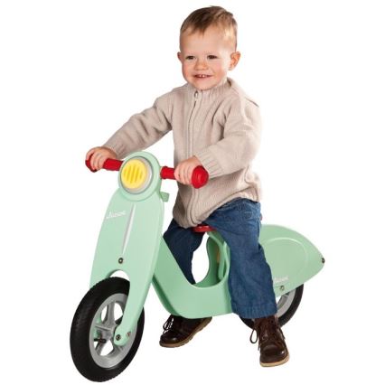 Janod - Children's push bike VESPA grön
