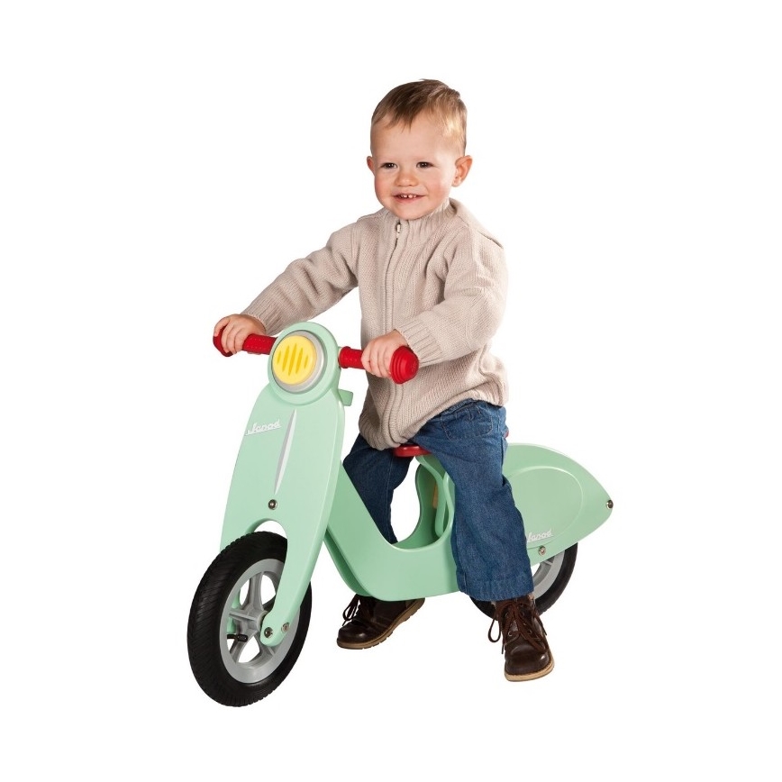 Janod - Children's push bike VESPA grön