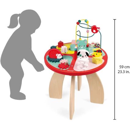 Janod - Interaktivt barnbord BABY FOREST