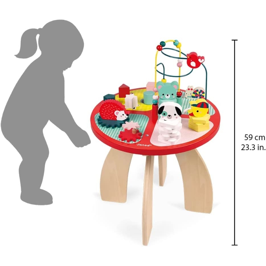 Janod - Interaktivt barnbord BABY FOREST