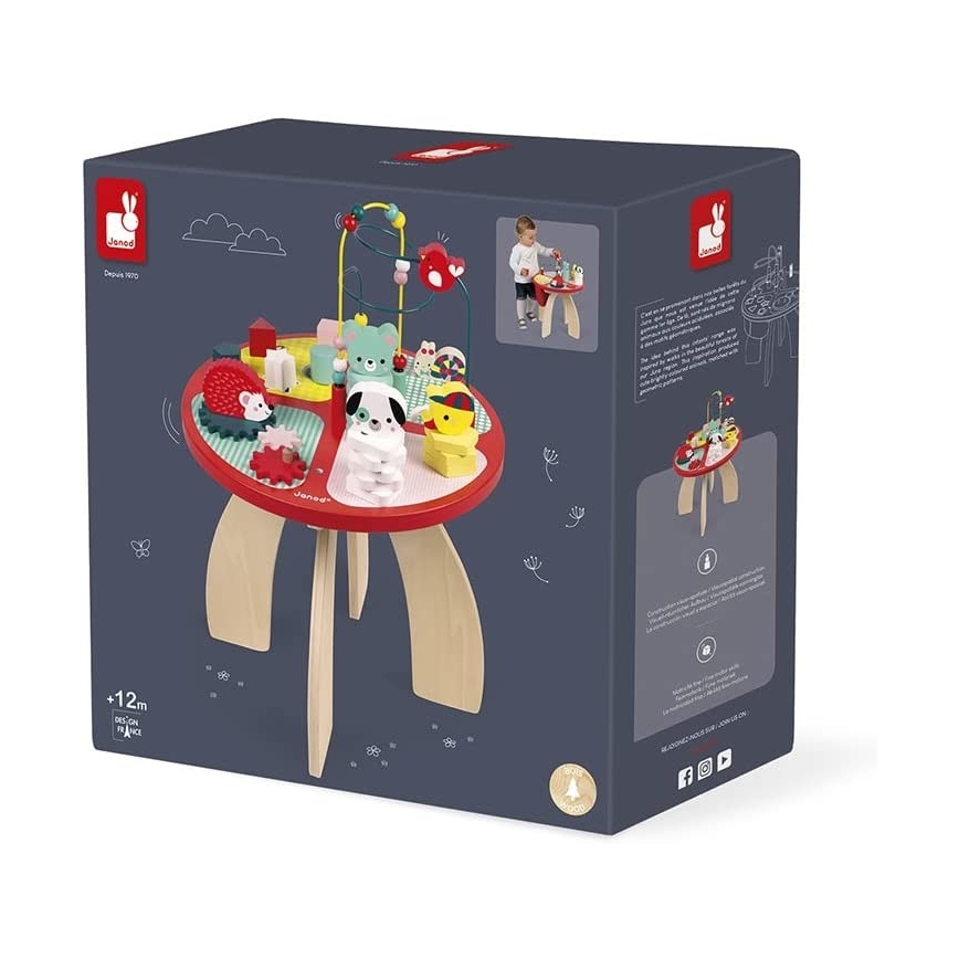Janod - Interaktivt bord för barn BABY FOREST