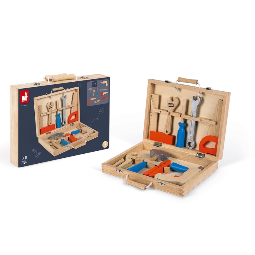 Janod - Låda med verktyg BRICOKIDS