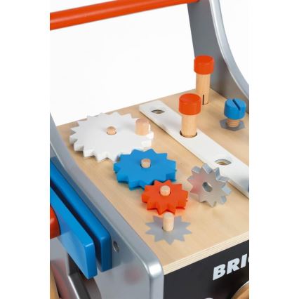 Janod - Lära-gå-vagn i trä med verktyg BRICOKIDS