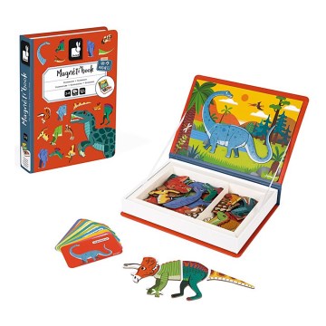 Janod - Magnetic interactive kit MAGNETIBOOK dinosaurs