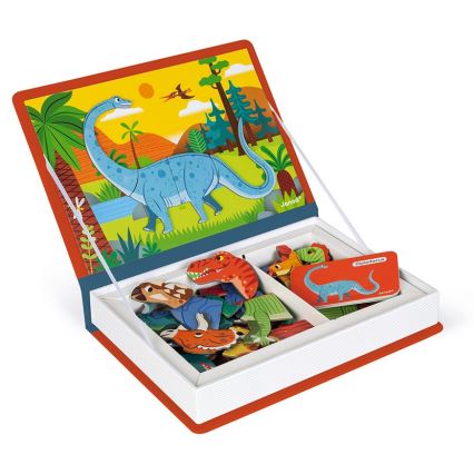 Janod - Magnetic interactive kit MAGNETIBOOK dinosaurs