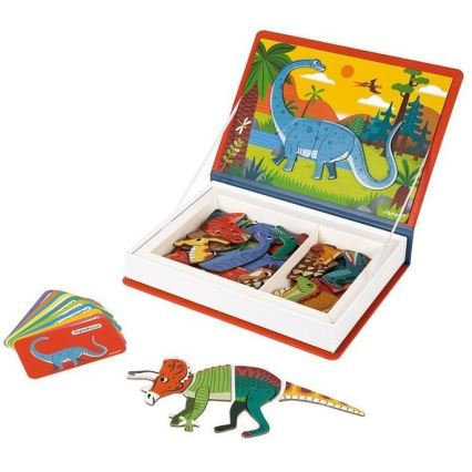 Janod - Magnetic interactive kit MAGNETIBOOK dinosaurs