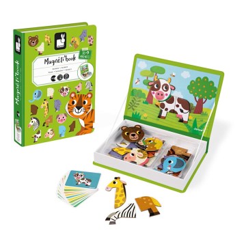 Janod - Magnetic interactive kit MAGNETIBOOK djur