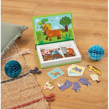 Janod - Magnetic interactive kit MAGNETIBOOK djur
