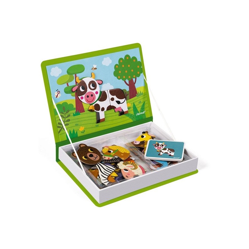 Janod - Magnetic interactive kit MAGNETIBOOK djur
