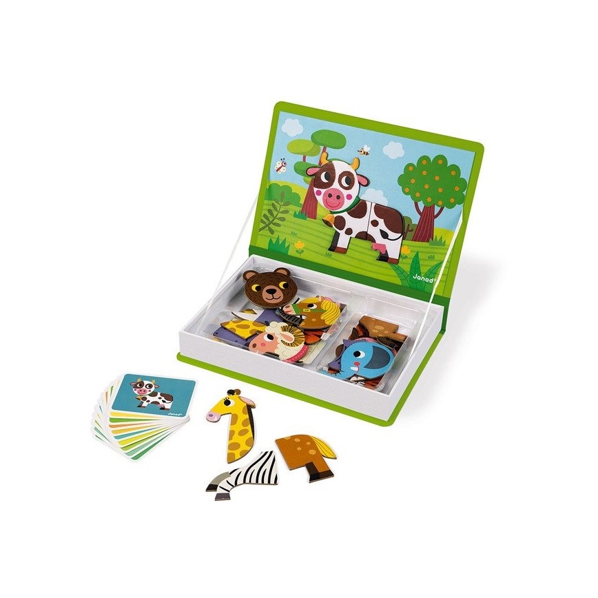 Janod - Magnetic interactive kit MAGNETIBOOK djur