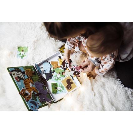 Janod - Magnetic interactive kit MAGNETIBOOK djur