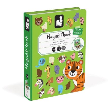 Janod - Magnetic interactive kit MAGNETIBOOK djur