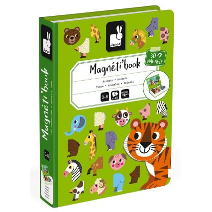 Janod - Magnetic interactive kit MAGNETIBOOK djur