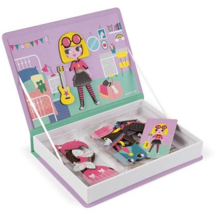 Janod - Magnetic interactive kit MAGNETIBOOK girl