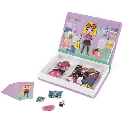 Janod - Magnetic interactive kit MAGNETIBOOK girl