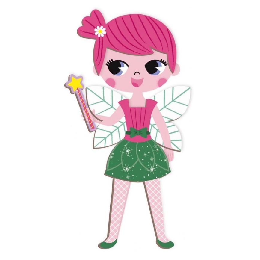 Janod - Magnetic interactive kit MAGNETIBOOK girl