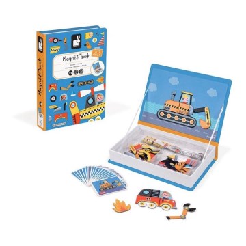 Janod - Magnetic interactive kit MAGNETIBOOK transportmedel