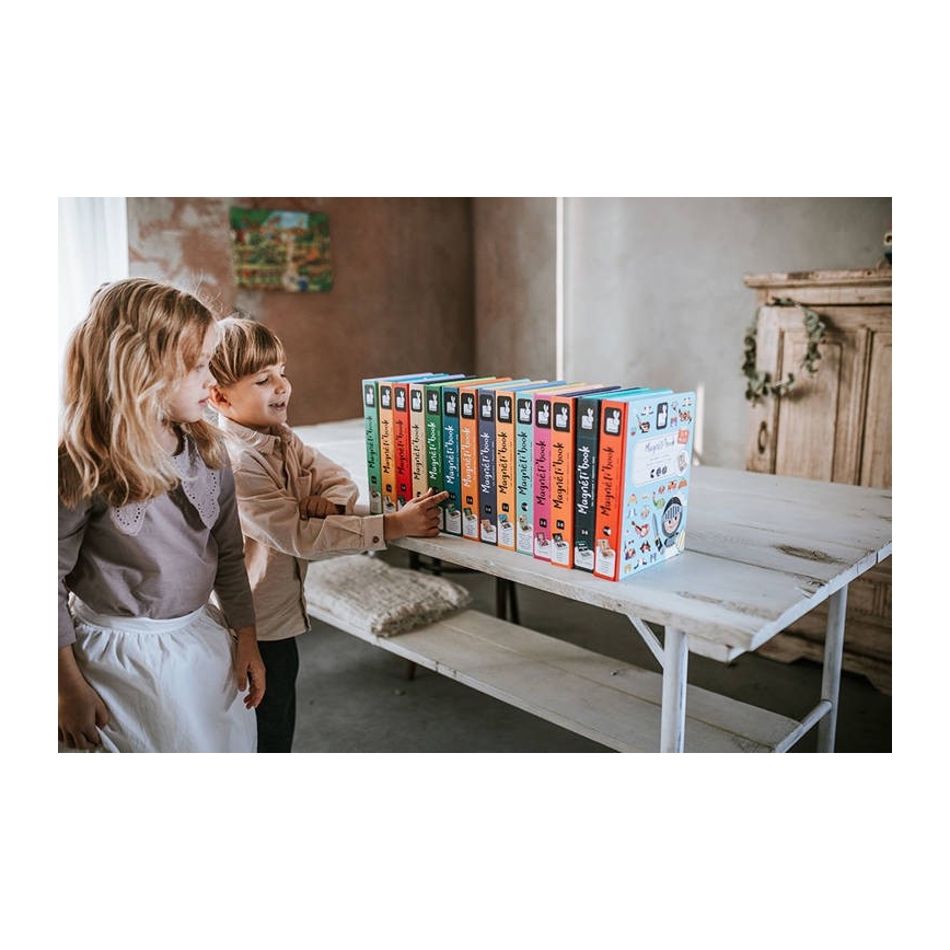 Janod - Magnetic interactive kit MAGNETIBOOK transportmedel