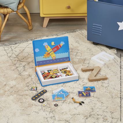 Janod - Magnetic interactive kit MAGNETIBOOK transportmedel