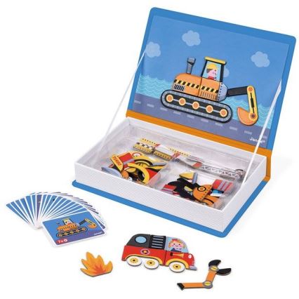 Janod - Magnetic interactive kit MAGNETIBOOK transportmedel