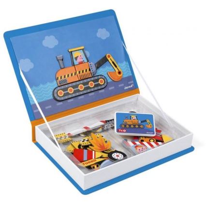 Janod - Magnetic interactive kit MAGNETIBOOK transportmedel