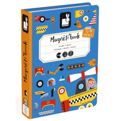Janod - Magnetic interactive kit MAGNETIBOOK transportmedel