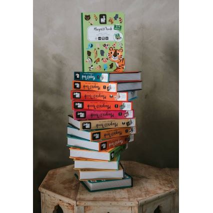 Janod - Magnetiskt interaktivt set MAGNETIBOOK dinosaurier