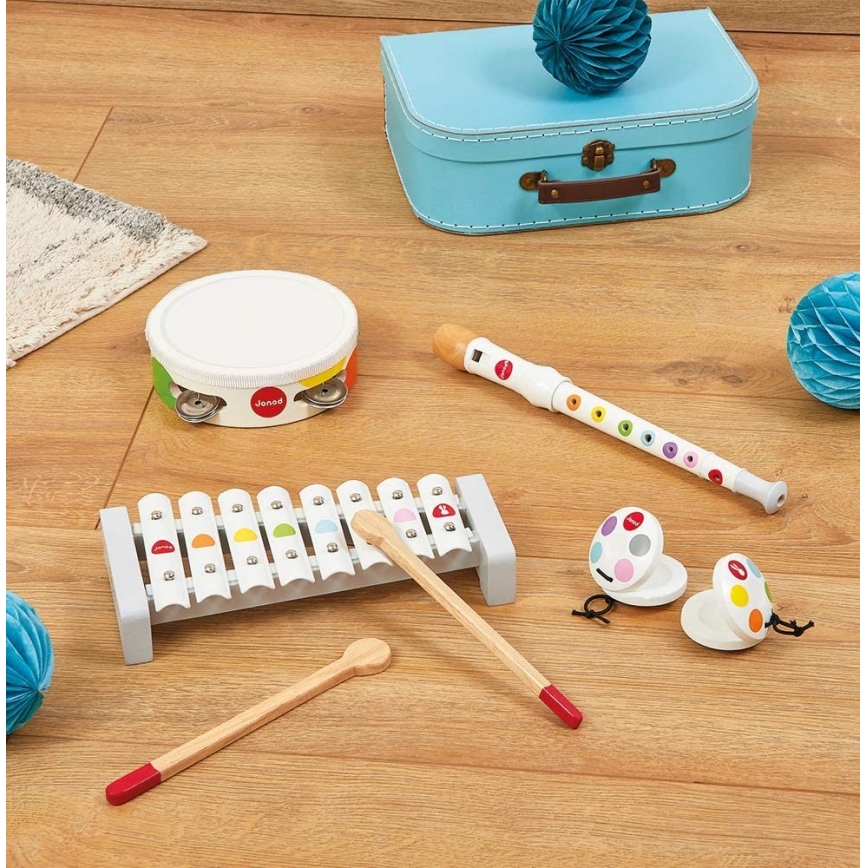 Janod - Set med musikinstrument CONFETTI