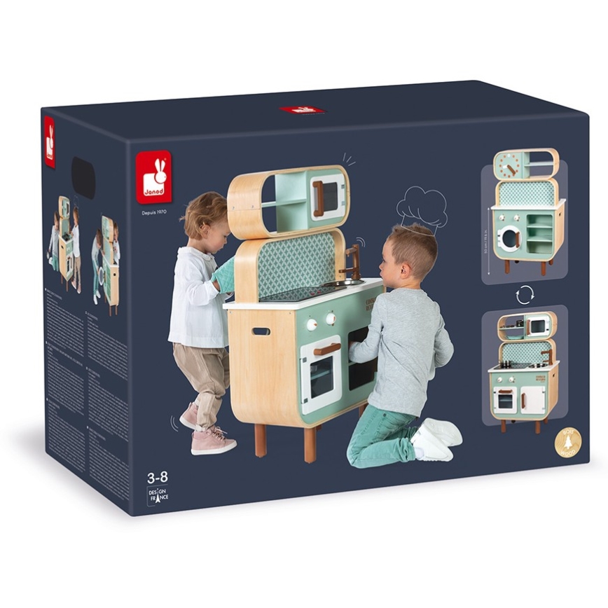 Janod - Träkök$12i1 REVERSO