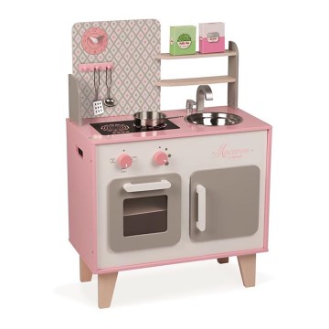 Janod - Träkök MACARON rosa