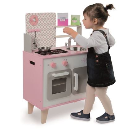 Janod - Träkök MACARON rosa