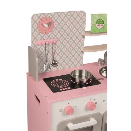 Janod - Träkök MACARON rosa