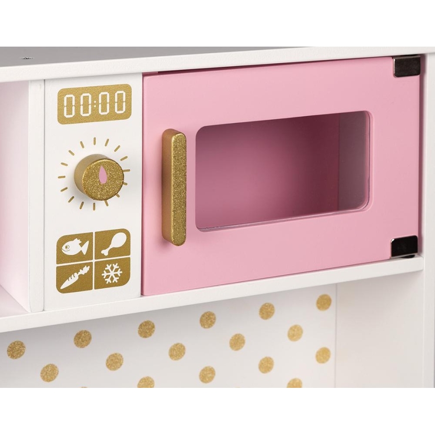 Janod - Träkök med LED-kokplattor CANDY CHIC