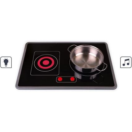Janod - Träkök med LED-kokplattor MOZAIC 2xLR6