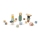 Janod - Wooden blocks SWEET COCOON 20 delar stones