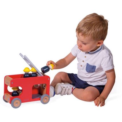Janod - Wooden fire truck BOLID