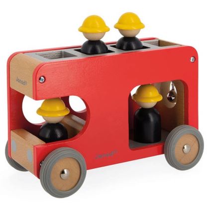 Janod - Wooden fire truck BOLID