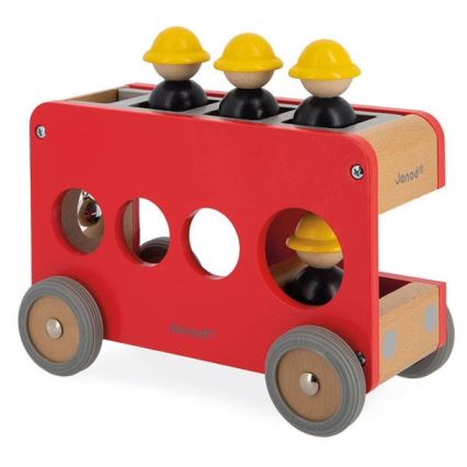 Janod - Wooden fire truck BOLID