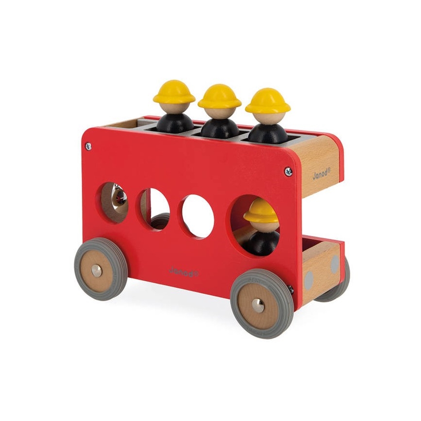 Janod - Wooden fire truck BOLID