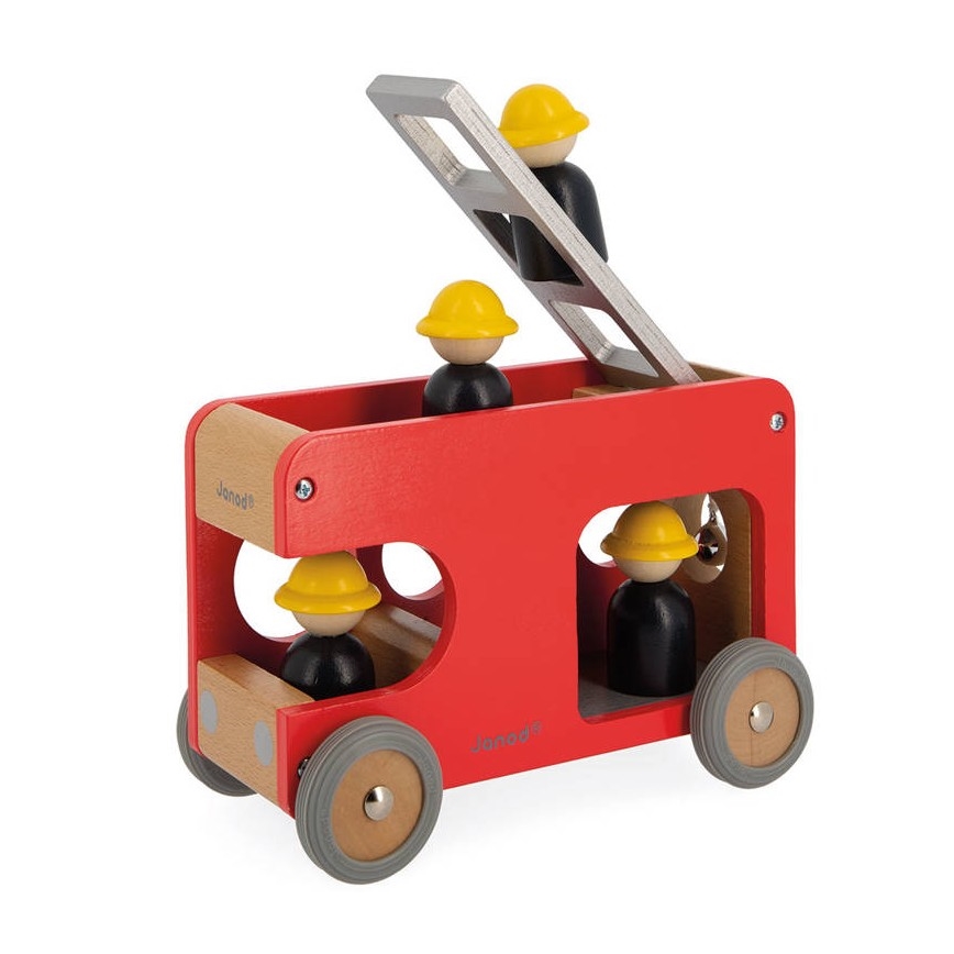 Janod - Wooden fire truck BOLID