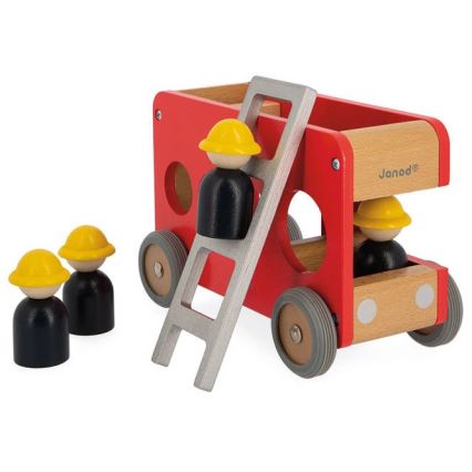 Janod - Wooden fire truck BOLID