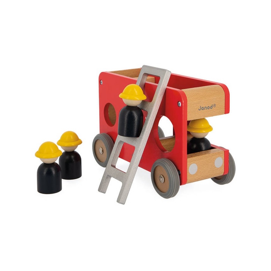 Janod - Wooden fire truck BOLID
