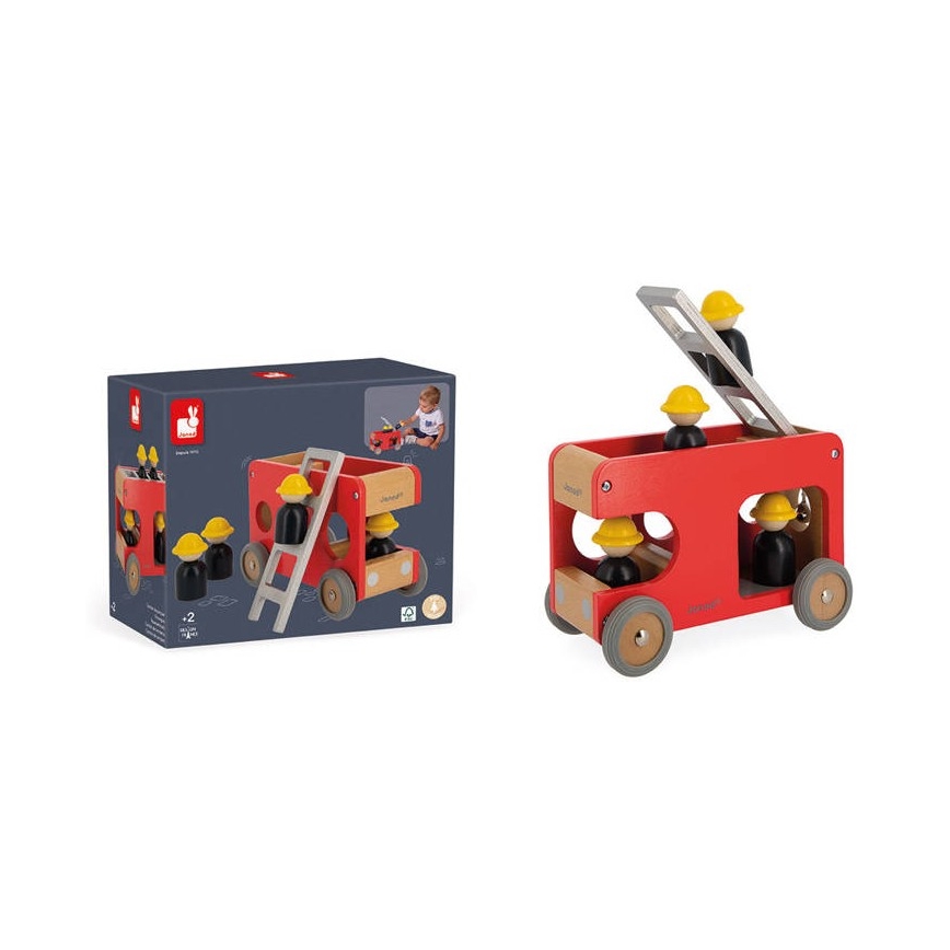 Janod - Wooden fire truck BOLID