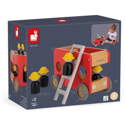 Janod - Wooden fire truck BOLID