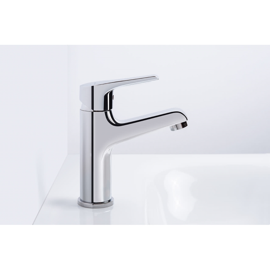 JIKA H3111W10049101 - Kran till handfat CUBE 17,9 cm Cold Start/skinande krom