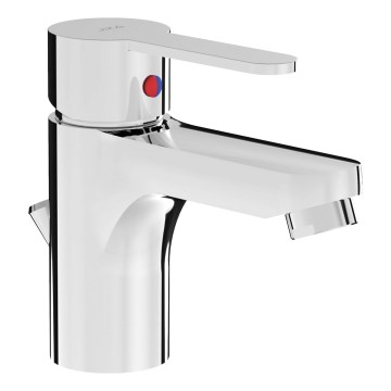 JIKA H3111Z10041111 - Kran till handfat + avlopp med bräddavlopp LYRA 12,5 cm skinande krom