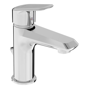 JIKA H3112E10041111 - Kran till handfat + avlopp utan överflöd TALAS 17,4 cm skinande krom