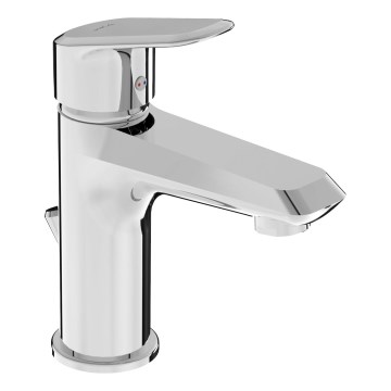 JIKA H3112E10041171 - Kran till handfat + avlopp utan överflöd TALAS 17,4 cm skinande krom